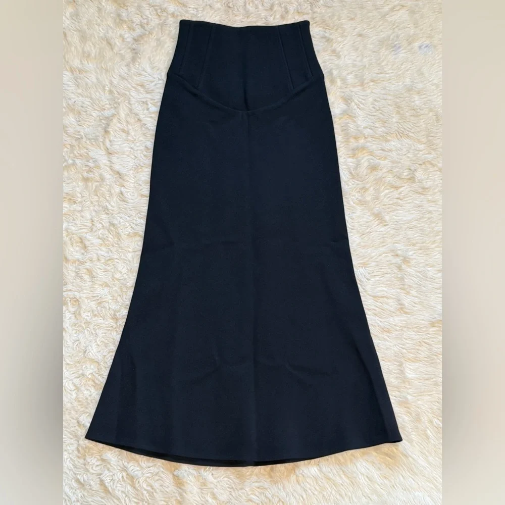NWT Tome NYC Crepe Sheath Skirt with Boning Waist - Size 6